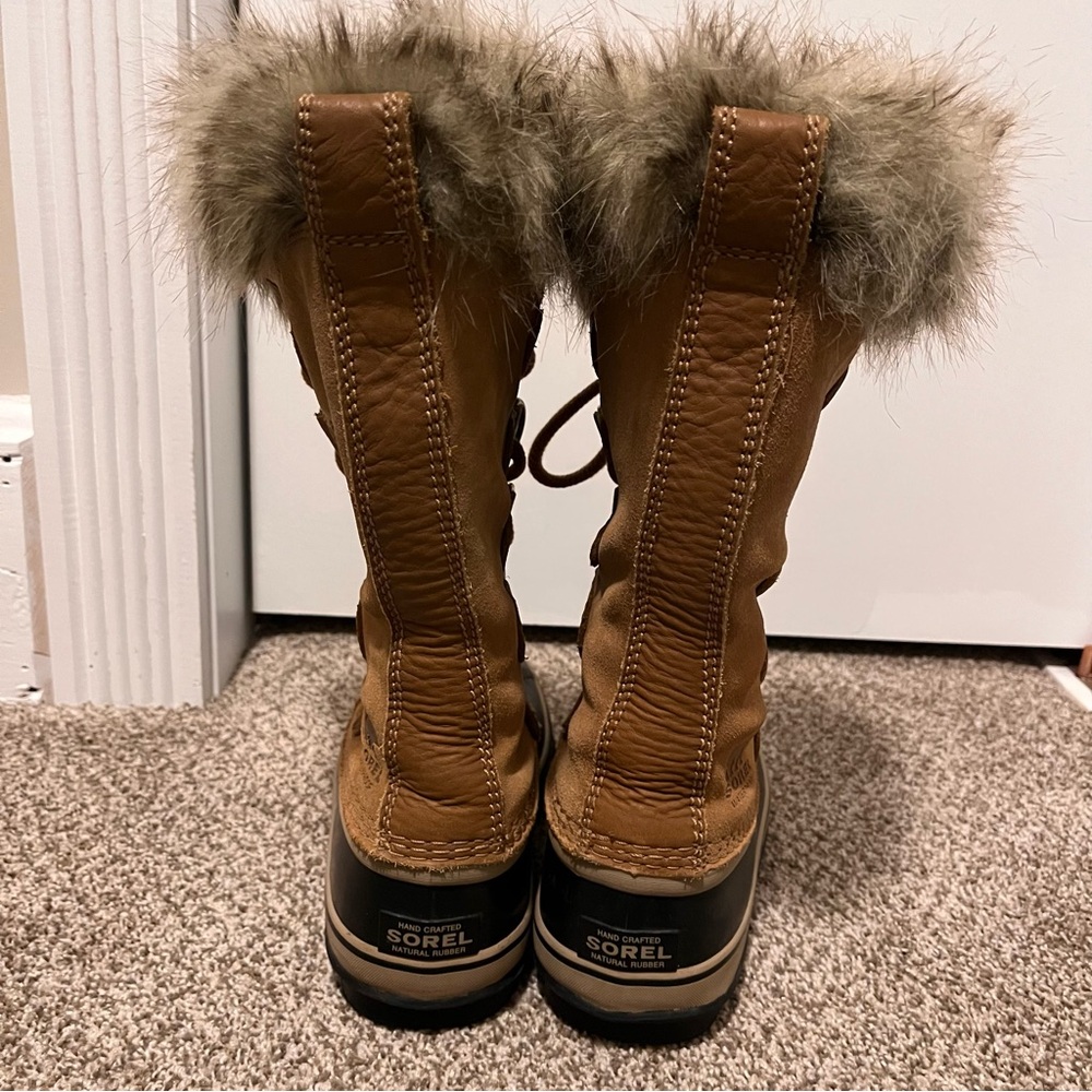 Sorel Joan of Artic Brown Winter Boots Thigh High Snow - Picture 3 of 8
